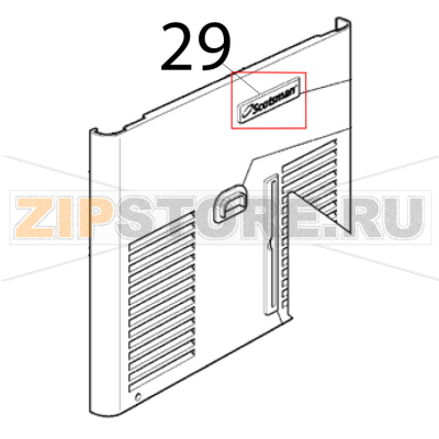 Zeichen Scotsman EC 126 AS Zeichen Scotsman EC 126 ASЗапчасть на деталировке под номером: 29