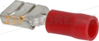КАБЕЛЬНАЯ КЛЕММА КРАСНАЯ F 6,3X0,8 MM 100 ШТ