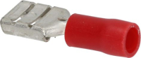 КАБЕЛЬНАЯ КЛЕММА КРАСНАЯ F 6,3X0,8 MM 100 ШТ