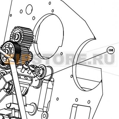 Втулка с фланцем FF-520-5 Datamax A-6212 Mark II LH Втулка с фланцем FF-520-5 Datamax A-6212 Mark II LHЗапчасть на сборочном чертеже под номером: 108Название запчасти Datamax на английском языке: BUSHING FLANGED FF-520-5 