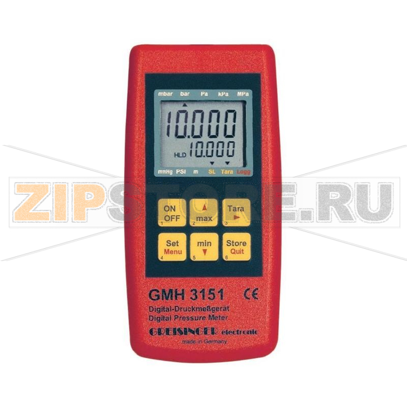 Манометр цифровой, от 0.0025 до 0.6 бар Greisinger GMH 3151 