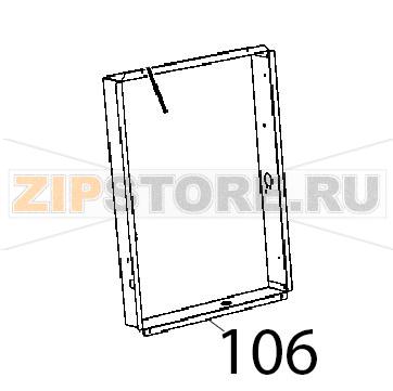 Portacomponenti Unox XL 413 Portacomponenti Unox XL 413Запчасть на деталировке под номером: 106