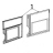 Clear media door panel Zebra 90XiIII Plus