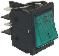 INTERRUTTORE LUMINOSO VERDE
