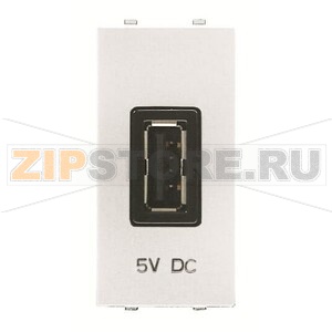 USB-переходник, 1М, 750 мА, альпийский белый ABB 2CLA218500N1101 