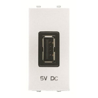 USB-переходник, 1М, 750 мА, альпийский белый ABB 2CLA218500N1101
