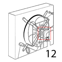 Motore ventilatore 230/50-60 Scotsman MV 600