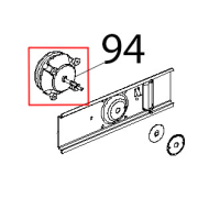 Motore cond. 5 uF, 200 W, alb. M8, conn. 5 poli Unox XBC 604P