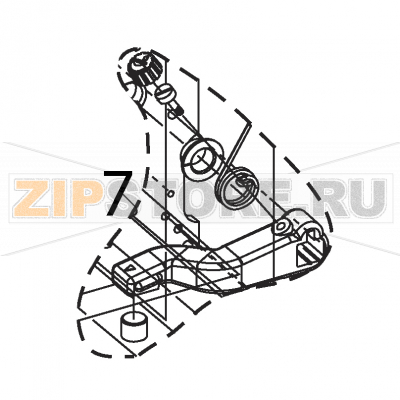 Pressure arm assembly Intermec PX6i Pressure arm assembly Intermec PX6iЗапчасть на деталировке под номером: 7Название запчасти на английском языке: Pressure arm assembly Intermec PX6i.