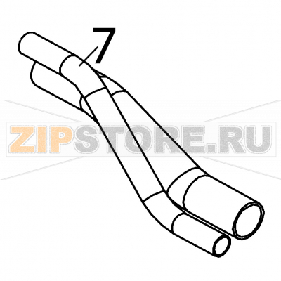 Tray overflow pipe Fagor LA-18 TP2 E Tray overflow pipe Fagor LA-18 TP2 EЗапчасть на деталировке под номером: 7Название запчасти Fagor на английском языке: Tray overflow pipe LA-18 TP2 E.