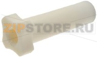 KNOB LONG WHITE 75 mm