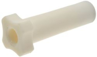 KNOB LONG WHITE 75 mm