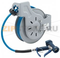 HOSE REEL, OPEN, EPOXY COATED STEEL, 3/8 