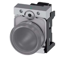 СВЕТОВОЙ ИНДИКАТОР, 22MM, КРУГЛЫЙ, МЕТАЛЛИЧЕСКИЙ ГЛЯНЦЕВЫЙ, ПРОЗРАЧНЫЙ МАТОВЫЙ РАССЕИВАТЕЛЬ, С ДЕРЖАТЕЛЕМ, МОДУЛЬ ПОДСВЕТКИ С ИНТЕГРИРОВАННЫМ СВЕТОДИОДОМ 230V AC,  ПРУЖИННЫЕ КЛЕММЫ, С ГРАВИРОВКОЙ ЛАЗЕРОМ, UPPER AND LOWER CASE, START OF LINE ALWAYS UPPER C