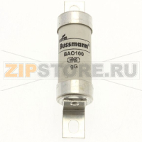 Предохранитель, 100 A, AC 500 В, 80 кА, BS88/A3, 21x87 мм, gL/gG, BS Eaton 100Amp 500Vac INDUSTRI