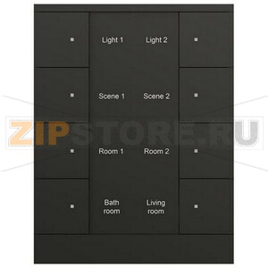 Элемент управления, 8-клавишный, SB/U8.0.1-885, чёрный ABB 2CKA006330A0073 