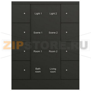 Элемент управления, 8-клавишный, SB/U8.0.1-885, чёрный ABB 2CKA006330A0073 