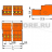 MCS MIDI Classic 1-conductor male connector; 2.5 mm?; Pin spacing 5.08 mm; 22-pole; 2,50 mm?; orange Wago 231-652 - MCS MIDI Classic 1-conductor male connector; 2.5 mm?; Pin spacing 5.08 mm; 22-pole; 2,50 mm?; orange Wago 231-652