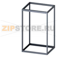 SIVACON, Supporting structure, for standard Empty enclosure, H: 2000 mm, W: 1200 mm, T: 1000 mm, RAL 7035 Siemens 8MF1020-2GS40