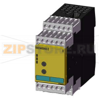 РЕЛЕ БЕЗОПАСНОСТИ SIRIUS ДЛЯ SAFETY-ORIENTED STANDSTILL MONITORING, 400V, AC, 45.0MM, ВИНТОВЫЕ КЛЕММЫ,  FK INSTANT.: 3НО 1НЗ,  FK DELAYED: 0, MK: 3, AUTO START, BASIC UNIT, MAX. ACHIEV. CAT. EN954-1: 4, MAX. ACHIEV. SIL ДО IEC61508:3, Siemens 3TK2810-0JA0