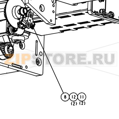 Кабель кулачковой системы экономайзера риббона Datamax A-4212 LH Кабель кулачковой системы экономайзера риббона Datamax A-4212 LHНазвание запчасти Datamax на английском языке: CABLE ASSY RIBBON SAVER CAM