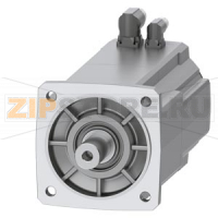 SIMOTICS S-1FK2 HI Серводвигатель М0 = 18 Нм; PN = 2,5 кВт при нн = 1500 оборотов в минуту (380-480); С удерживающим тормозом; Степень защиты IP65; Цилиндрический вал D32x58 мм; Абсолютный датчик однооборотные 22-бит (кодер AS22DQC); С DRIVE-CLiQ штекер M