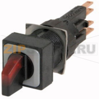 Головка переключателя, пластик, черная: 1 шт Eaton Q18LWK3R2-RT