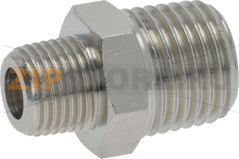 НИКЕЛИРОВАННЫЙ ПАТРУБОК Ø 1/8"M-1/4"M 