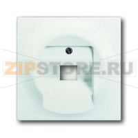 Накладка для однопостовой розетки с полем для надписи ABB 2CKA001753A0194