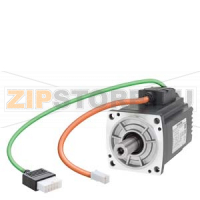SIMOTICS S-1FL6 SUPPLY VOLTAGE 230V 3AC PN=1KW,NN=3000RPM M0=3,18NM,MN=3,18NM SHAFT HEIGHT 40MM ENCODER INCREMENTAL TTL 2500PPR PLAIN SHAFT, TOLERANCE N WITHOUT HOLDING BRAKE PROTECTION CLASS IP65 WITH OIL SEAL MATCHING DRIVE SINAMICS V90 Siemens 1FL6044-