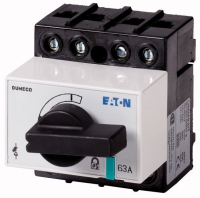 Разъединитель силовой, DMM, 63 A, 3 полюса + нейтраль Eaton DMM-63/1