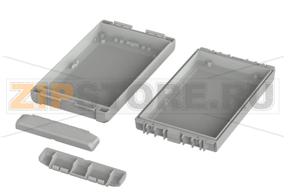 Корпус, 231x125x40 мм, поликарбонат UL 94 V0, одноцветный Bopla B 221304 PC-V0 7035 