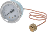 PRESSURE GAUGE BOILER ø 52 mm 0÷2.5 bar