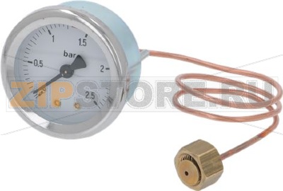 PRESSURE GAUGE BOILER ø 52 mm 0÷2.5 bar 