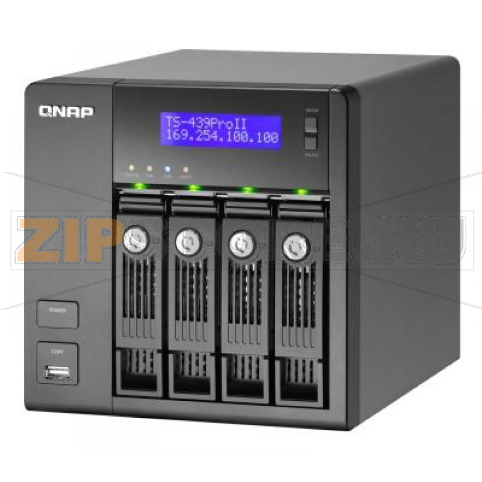 Накопитель сетевой QNAP TS-439-PRO-II 