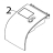 Ribbon access cover assembly TSC TTP-225