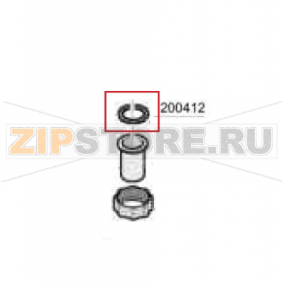Gasket drain 11/2&quot; 45X33X3 Comenda AC2 Gasket drain 11/2" 45X33X3 Comenda AC2Запчасть на деталировке под номером: 200412Название запчасти Comenda на английском языке: Gasket drain 11/2" 45X33X3 Comenda AC2