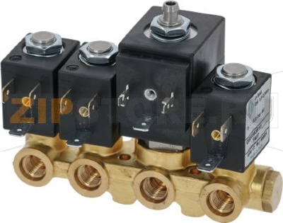 БЛОК ИЗ 4 СОЛЕН. КЛАПАНОВ ODE Ø1/8&quot; 230В 