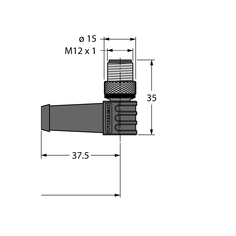 Кабель Turck HT-WWAK4-10-HT-WWAS4/S2430 