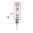 Switch lever & stud, black KitchenAid 5KPM50