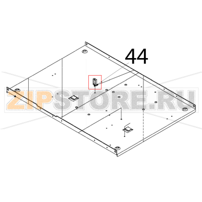 Wire saddle Hoshizaki IM-65NE-25 Wire saddle Hoshizaki IM-65NE-25Запчасть на деталировке под номером: 44