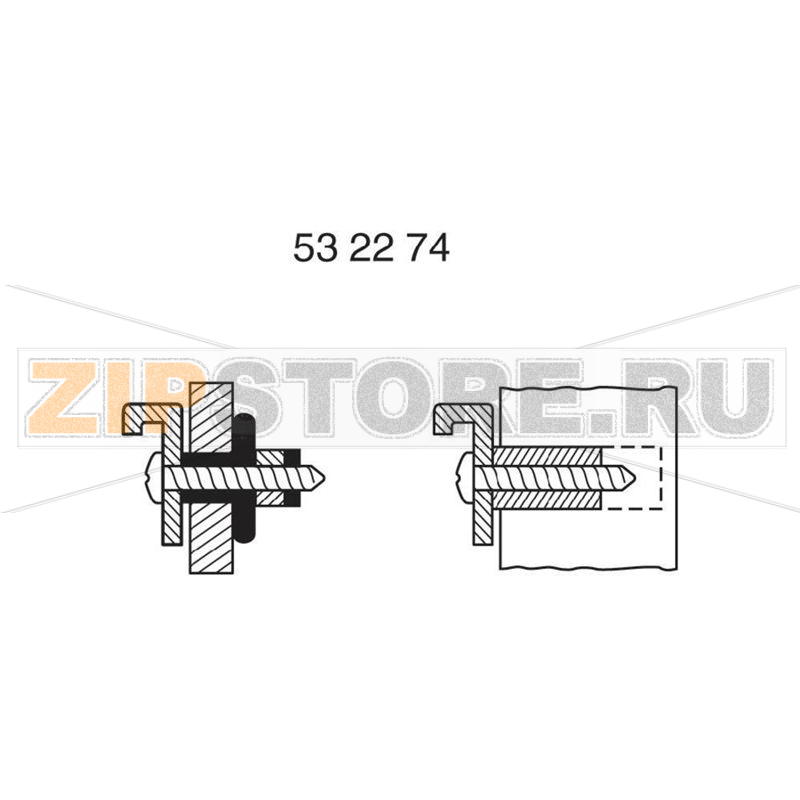 Гайка глухая ISO, EPDM PB Fastener 331380 