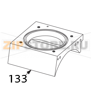 Base block (drum tile) Sigma SPZ 120                   Base block (drum tile) Sigma SPZ 120Запчасть на деталировке под номером: 133