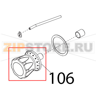 Manop. numer. MNT-CNV L.53, grigia Sirman Palladio 350 Manop. numer. MNT-CNV L.53, grigia Sirman Palladio 350Запчасть на деталировке под номером: 106