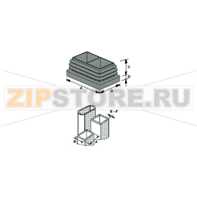 Заглушка, полиэтилен, черная, 1 шт PB Fastener 057 5030 699 03 