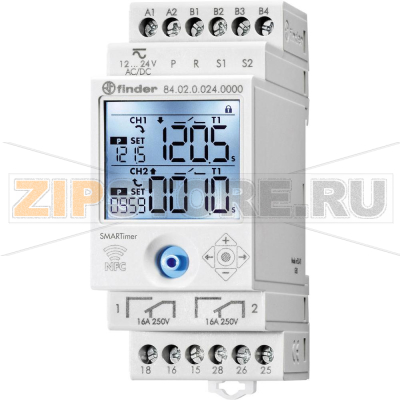 Таймер электронный 24 V (DC), 16 A Finder 84.02.0.024.0000 