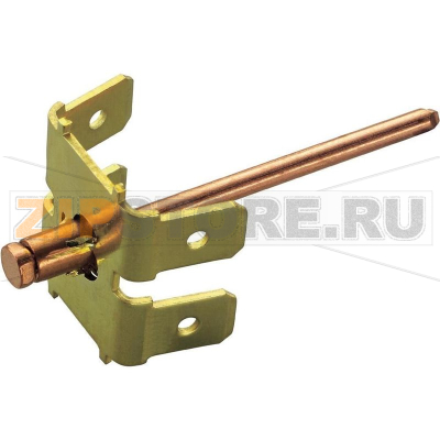 Наконечник плоский 6.3 мм, 0.8 мм, 180°, металлик, 1 шт PB Fastener RIVZN 463 