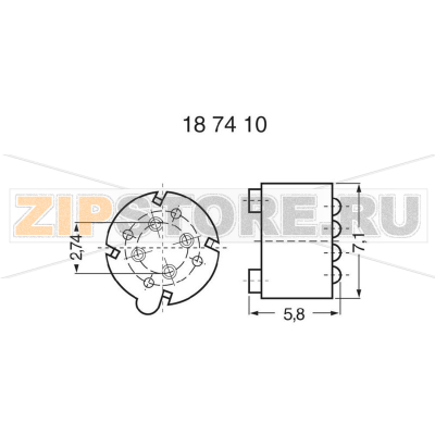 Подложка для транзистора Fischer Elektronik MS 58-7 