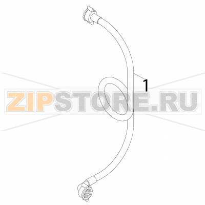 Water intake hose Fagor AD-48 D Water intake hose Fagor AD-48 DЗапчасть на деталировке под номером: 1Название запчасти Fagor на английском языке: Water intake hose AD-48 D.