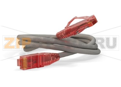 Hyperline PC-LPM-UTP-RJ45-REV-RJ45-C5e-1M-LSZH-GY Реверсивный Патч-корд U/UTP, Cat.5e, LSZH, 1 м, серый 